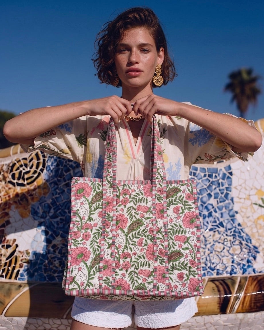 Rosabelle Zippered Tote Bag