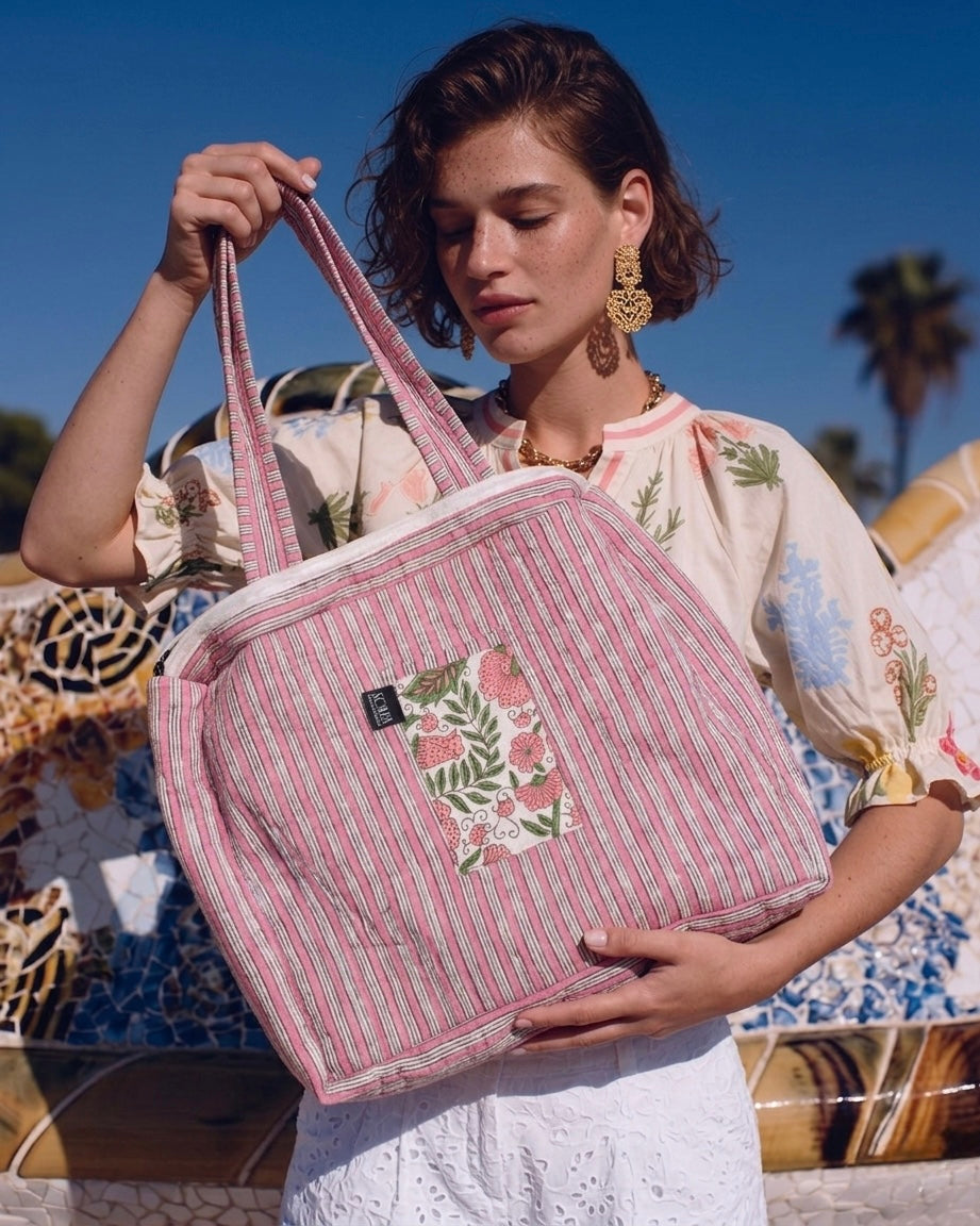 Rosabelle Zippered Tote Bag