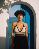 Vestido de encaje Rey — Negro