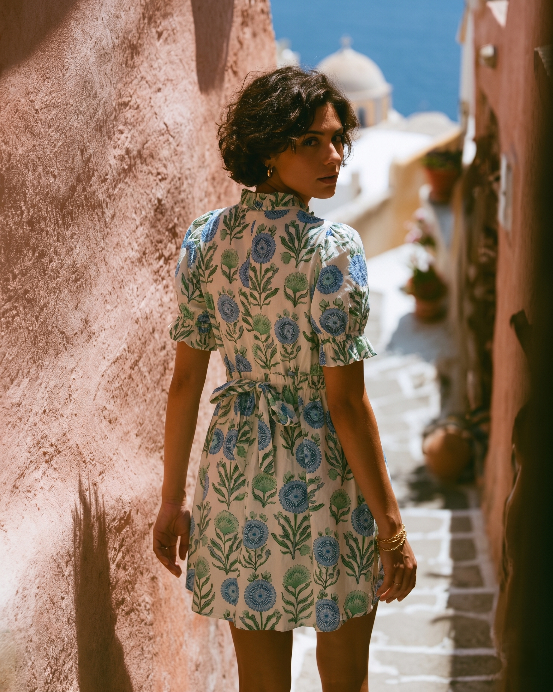 Floral Puff Sleeve Dress