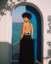 Vestido de encaje Rey — Negro