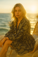 Puff Sleeve Floral Dress