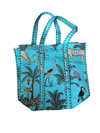Bolso Tote Hecho A Mano De Algodón Tucán