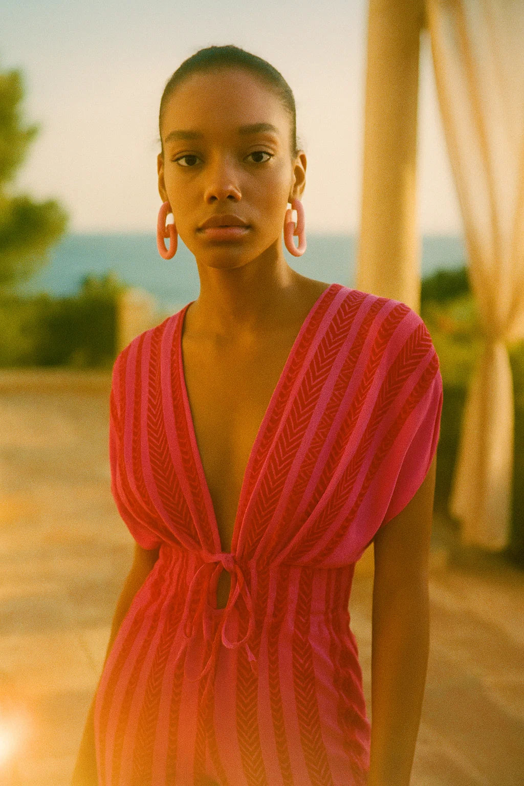 Fuschia Maxi Jumpsuit