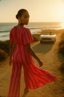 Fuschia Maxi Jumpsuit